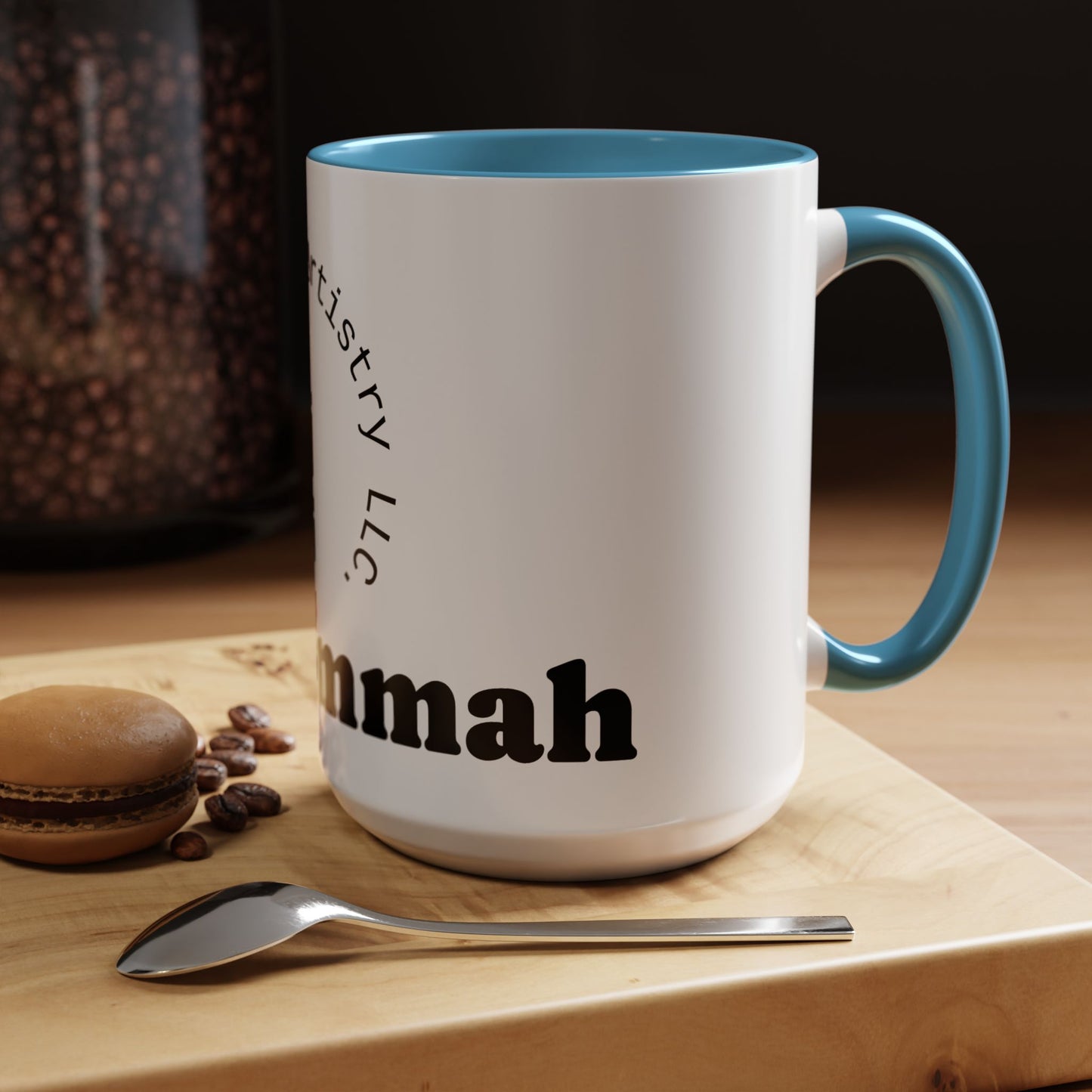 Many Faces, One Ummah Accent Coffee Mug