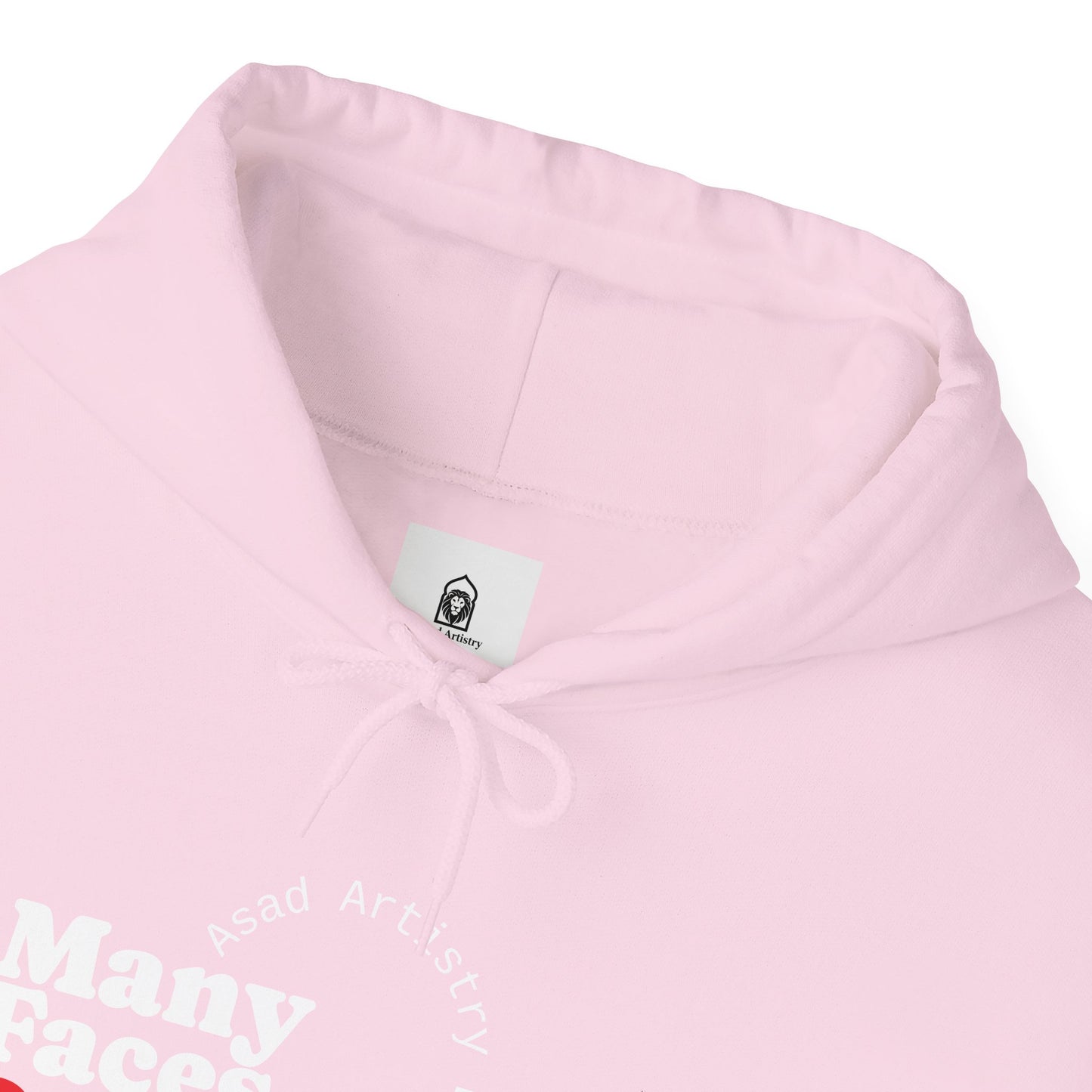 Unisex Heavy Blend Hoodie – "Many Faces, One Ummah"