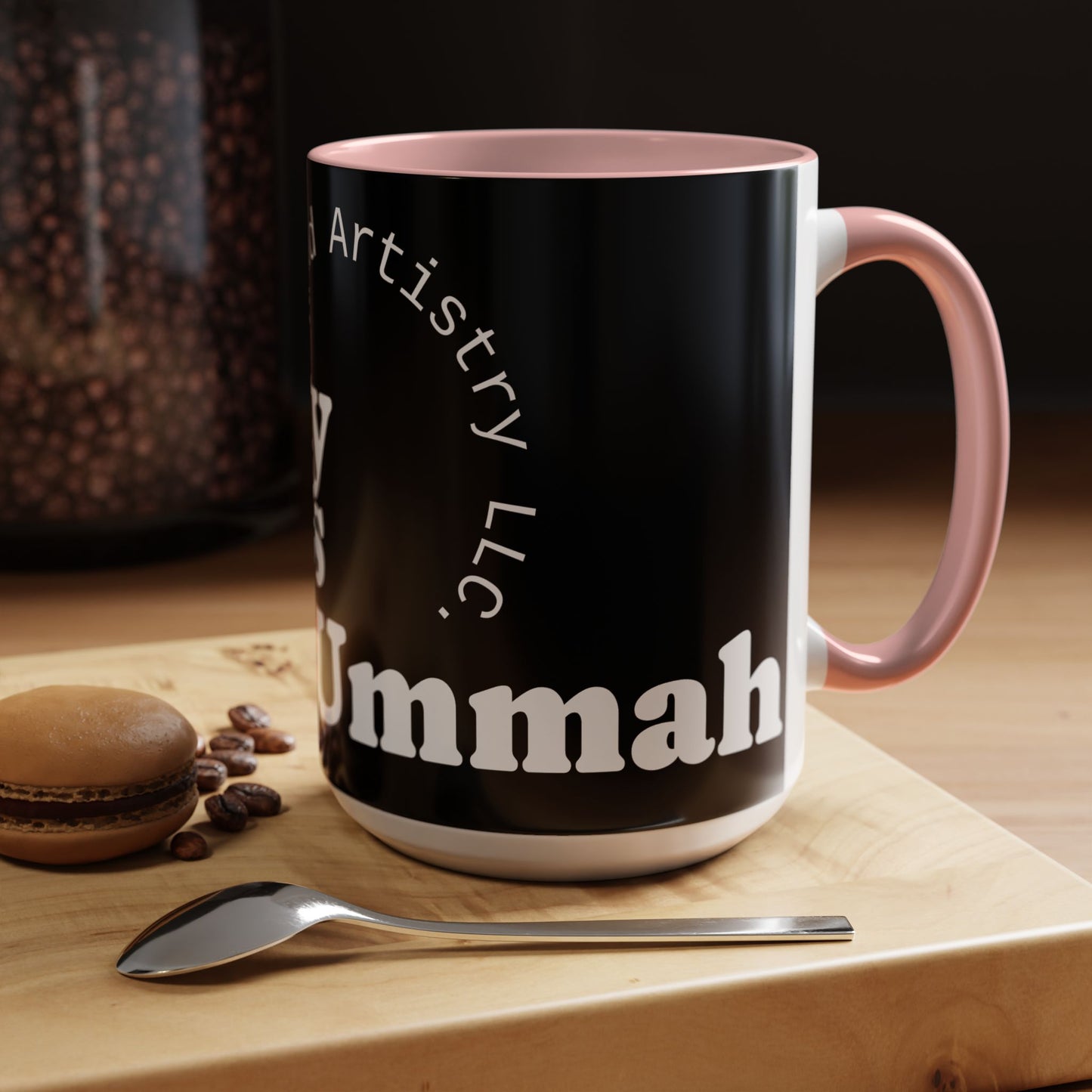 Many Faces, One Ummah Accent Coffee Mug – Sip with Unity