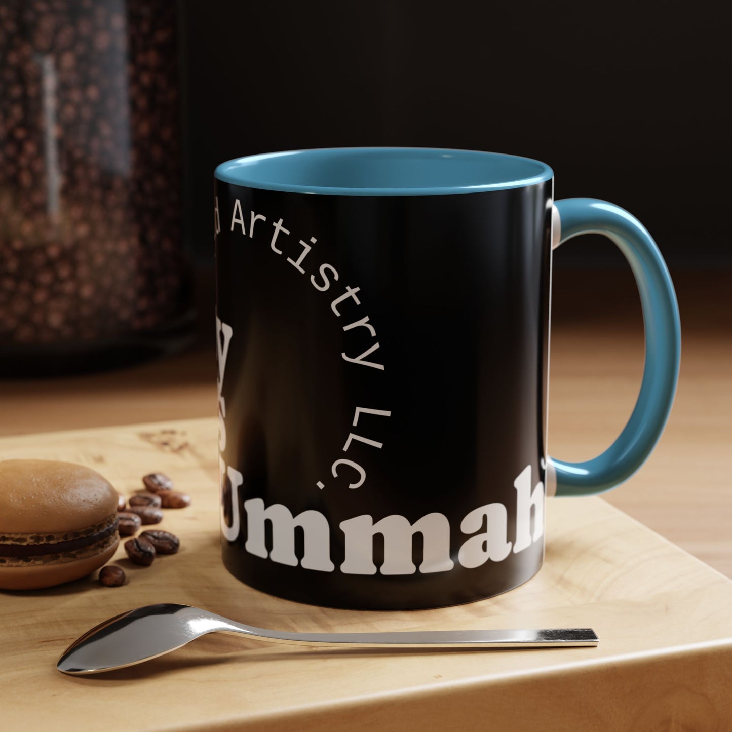Many Faces, One Ummah Accent Coffee Mug – Sip with Unity