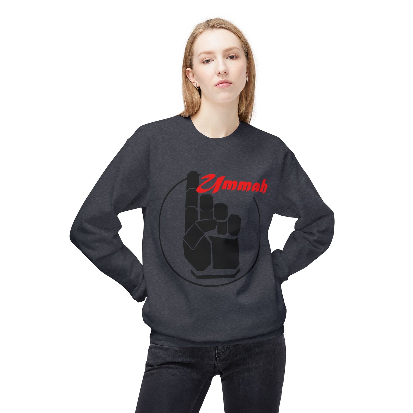 One Ummah Unisex Fleece Sweatshirt – Unity in Comfort