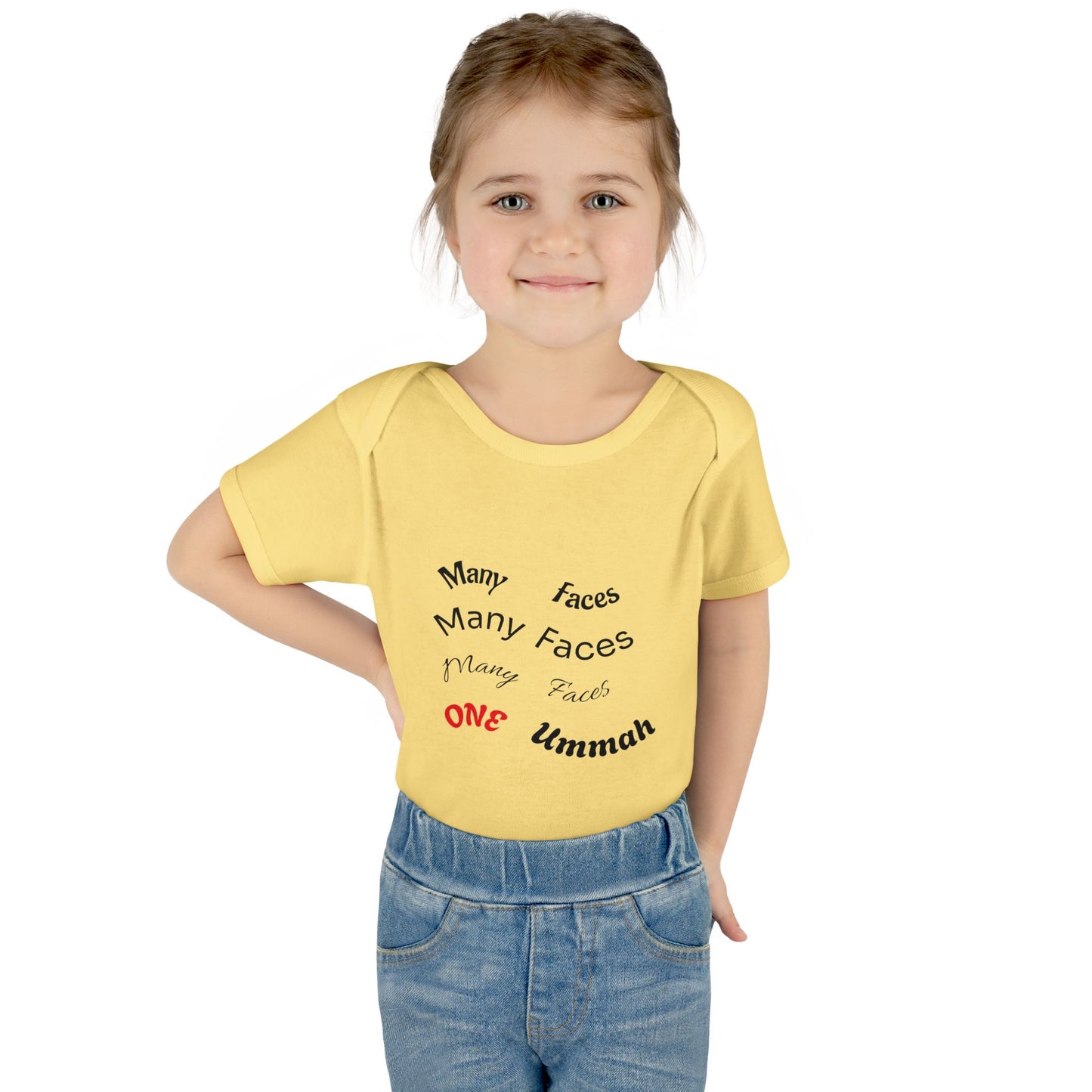 Many Faces One Ummah Infant Baby Rib Bodysuit – Joyful Comfort, United From the Start