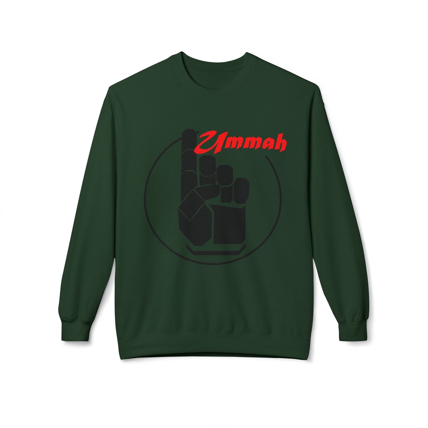 One Ummah Unisex Fleece Sweatshirt – Unity in Comfort