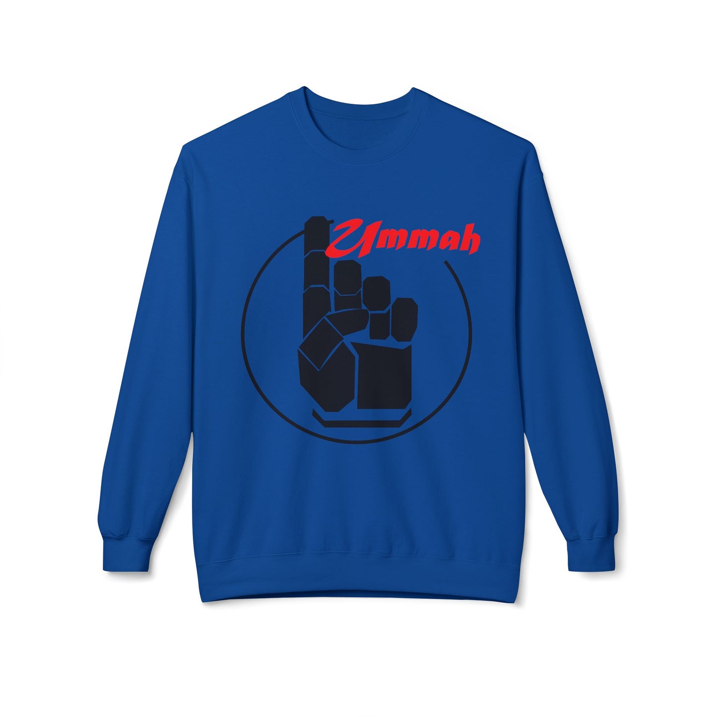 One Ummah Unisex Fleece Sweatshirt – Unity in Comfort
