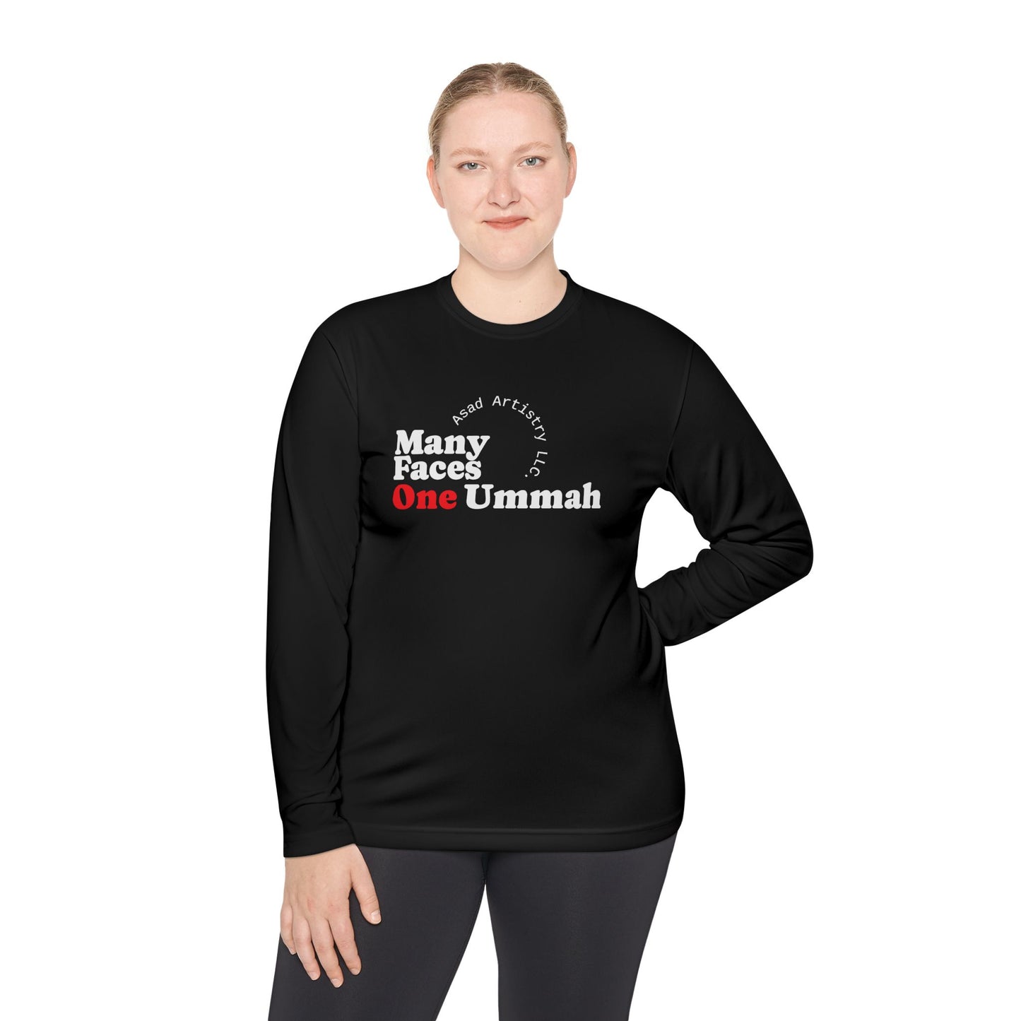 One Ummah Unisex Lightweight Long Sleeve Tee – Comfort, Style, and Unity in Every Wear