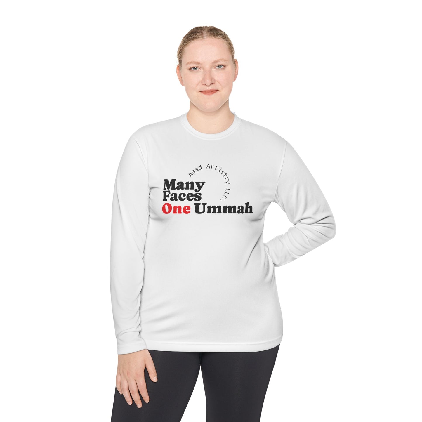 One Ummah Unisex Lightweight Long Sleeve Tee – Comfort, Style, and Unity in Every Wear