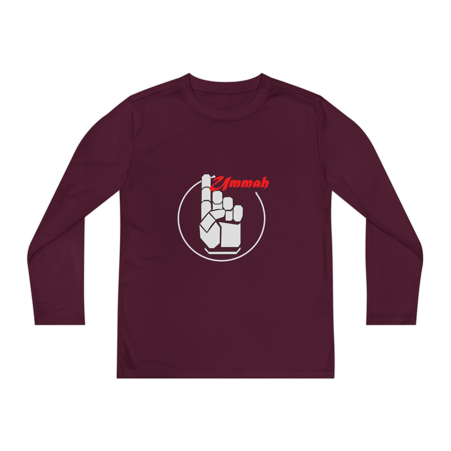 Youth Long Sleeve Faith Tee - Ummah Unity Design