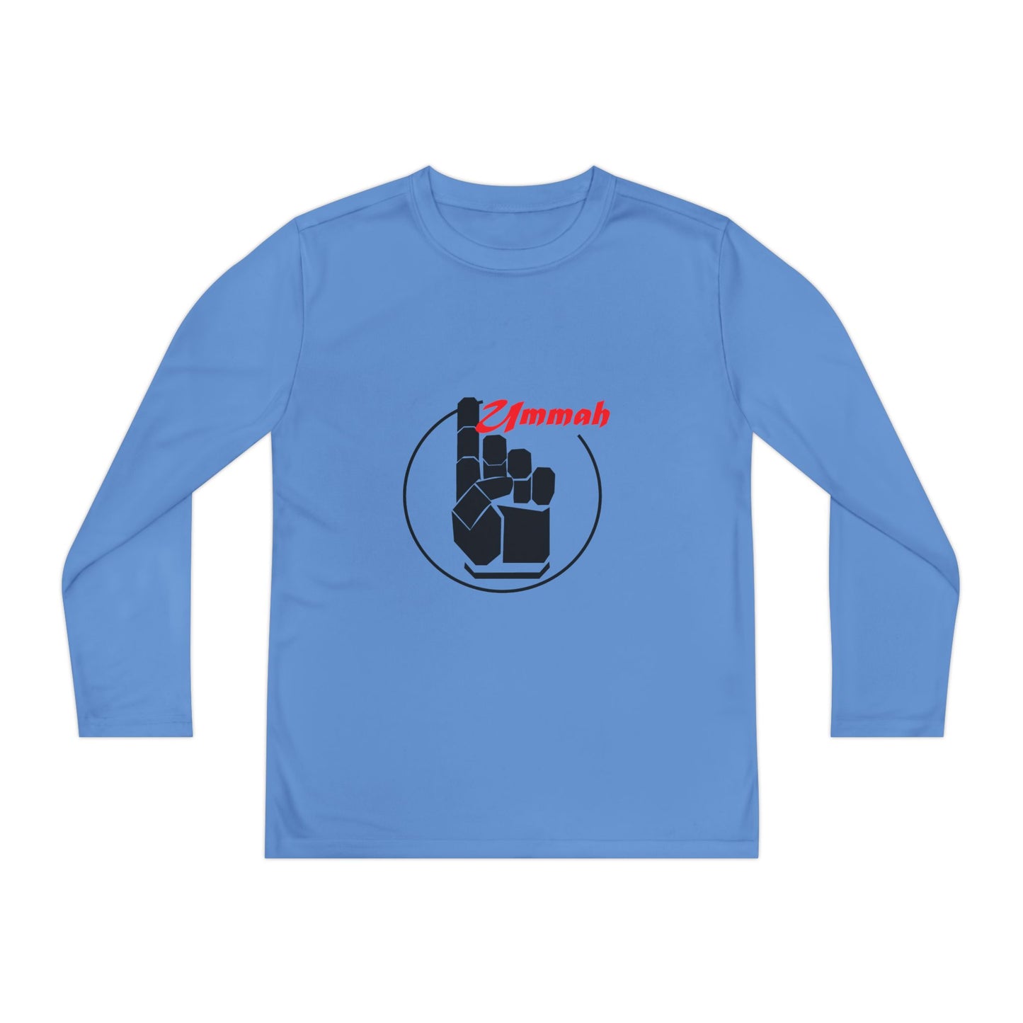 Youth Long Sleeve Faith Tee - Ummah Unity Design