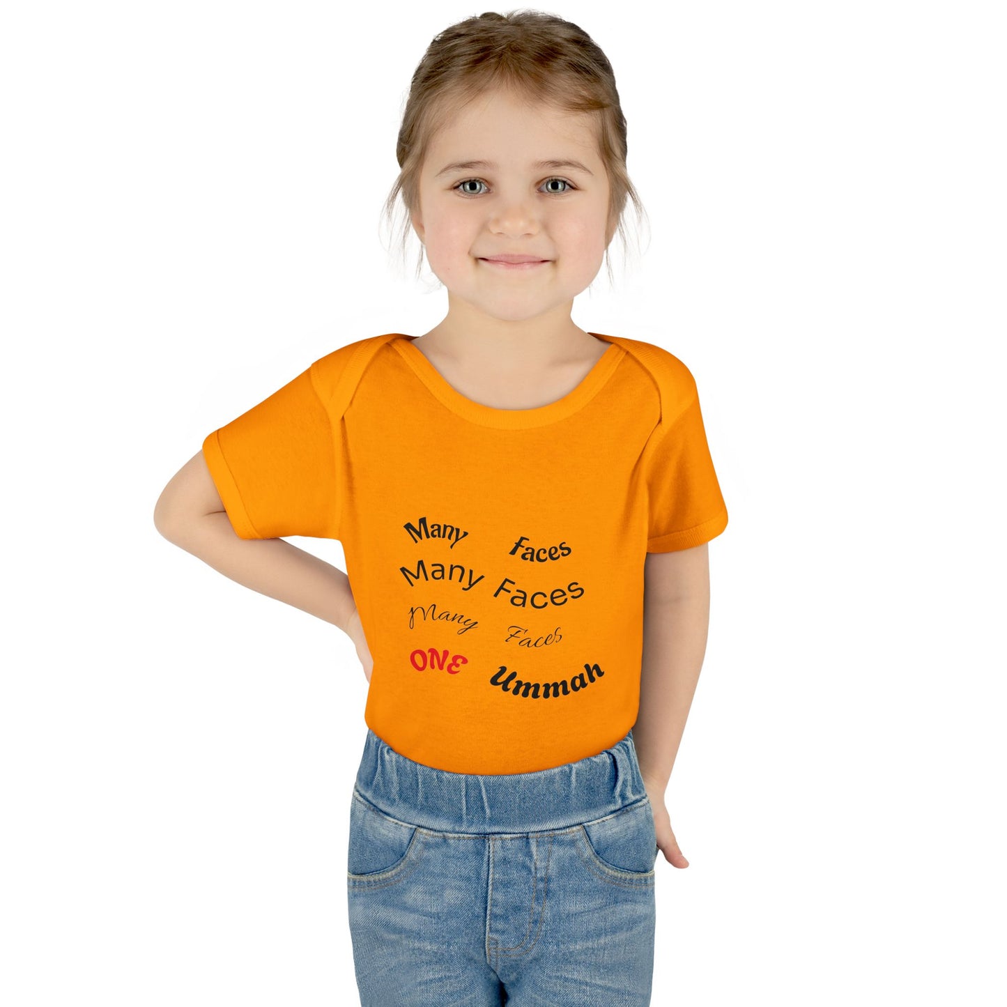 Many Faces One Ummah Infant Baby Rib Bodysuit – Joyful Comfort, United From the Start