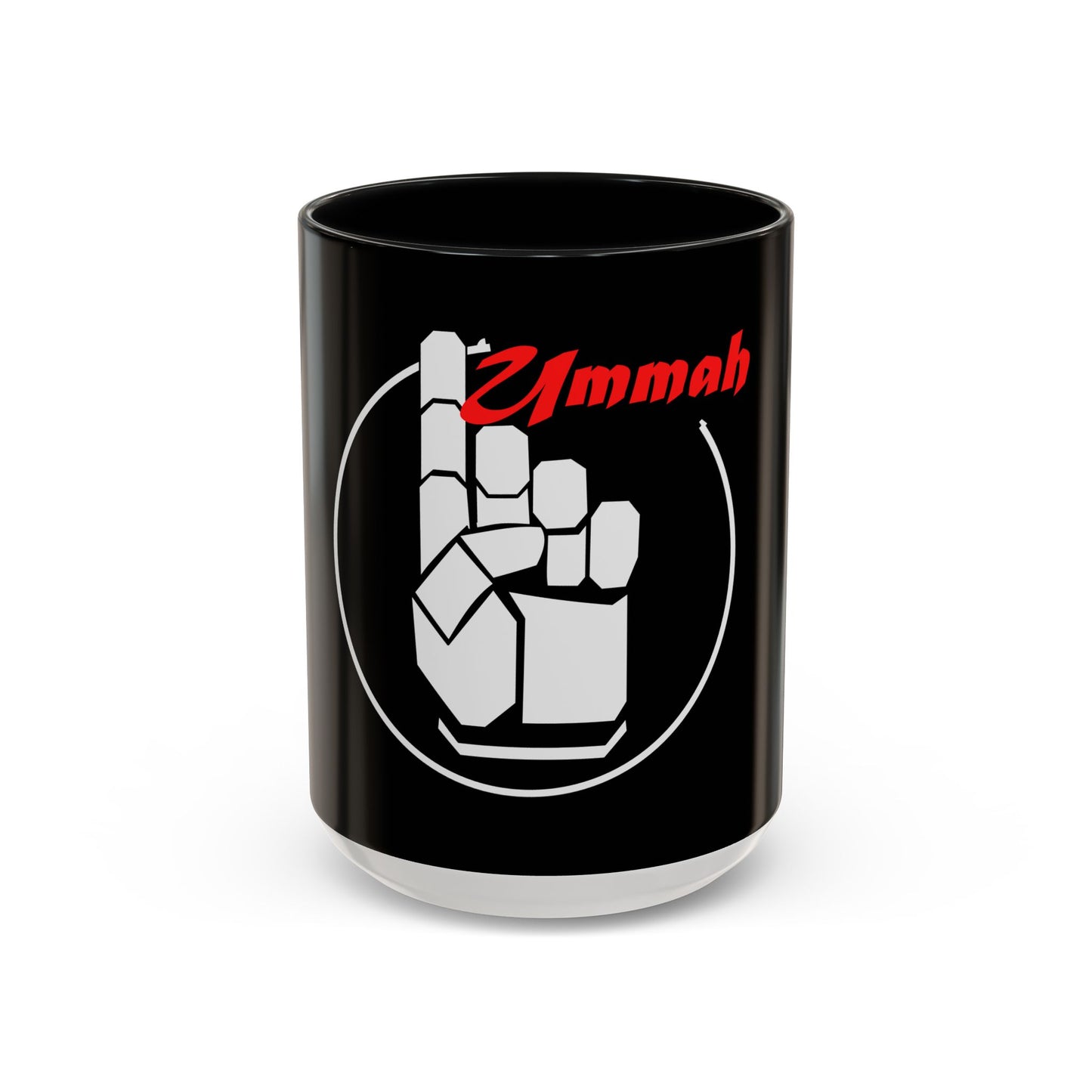 White One Ummah Logo Accent Coffee Mug