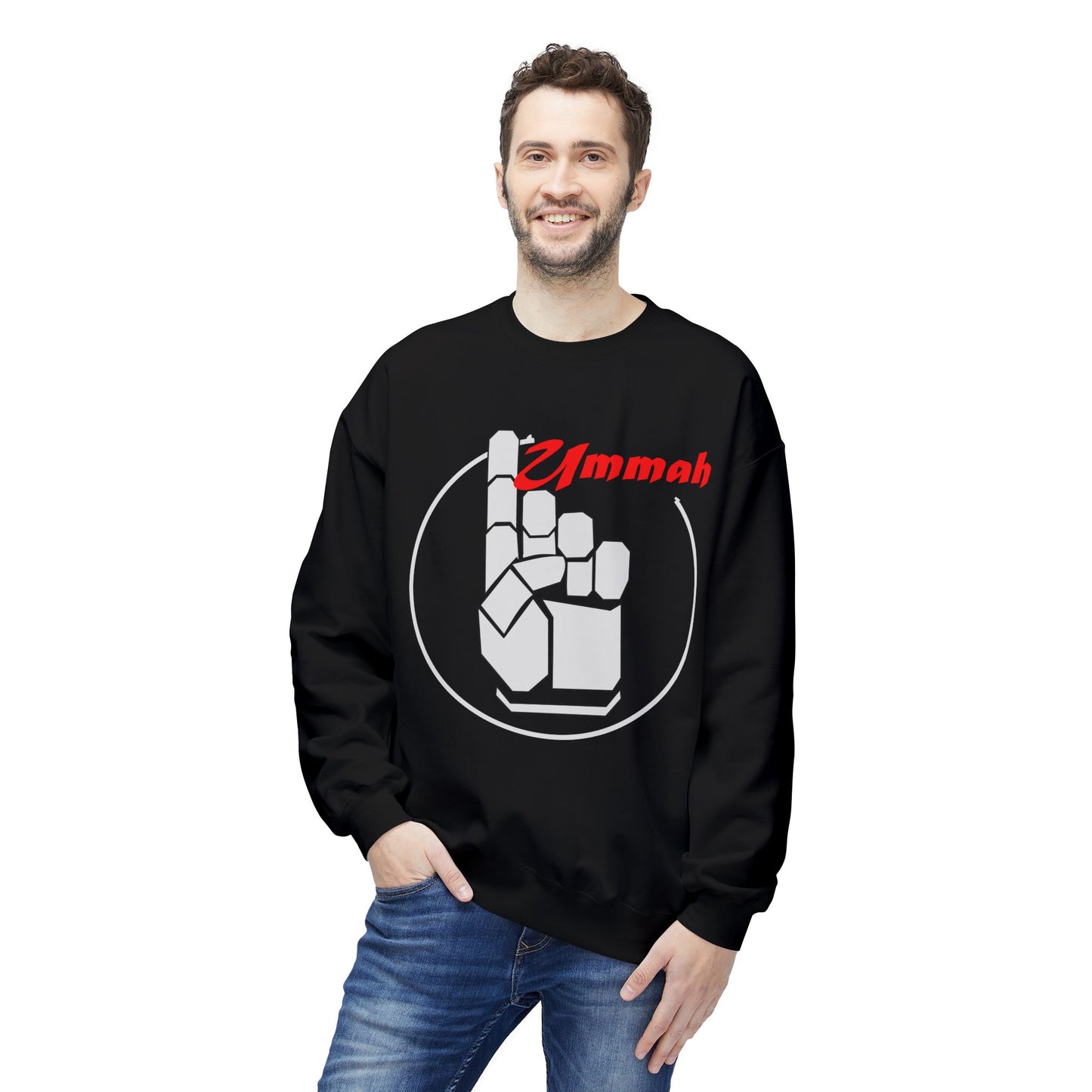 One Ummah Unisex Fleece Sweatshirt – Unity in Comfort