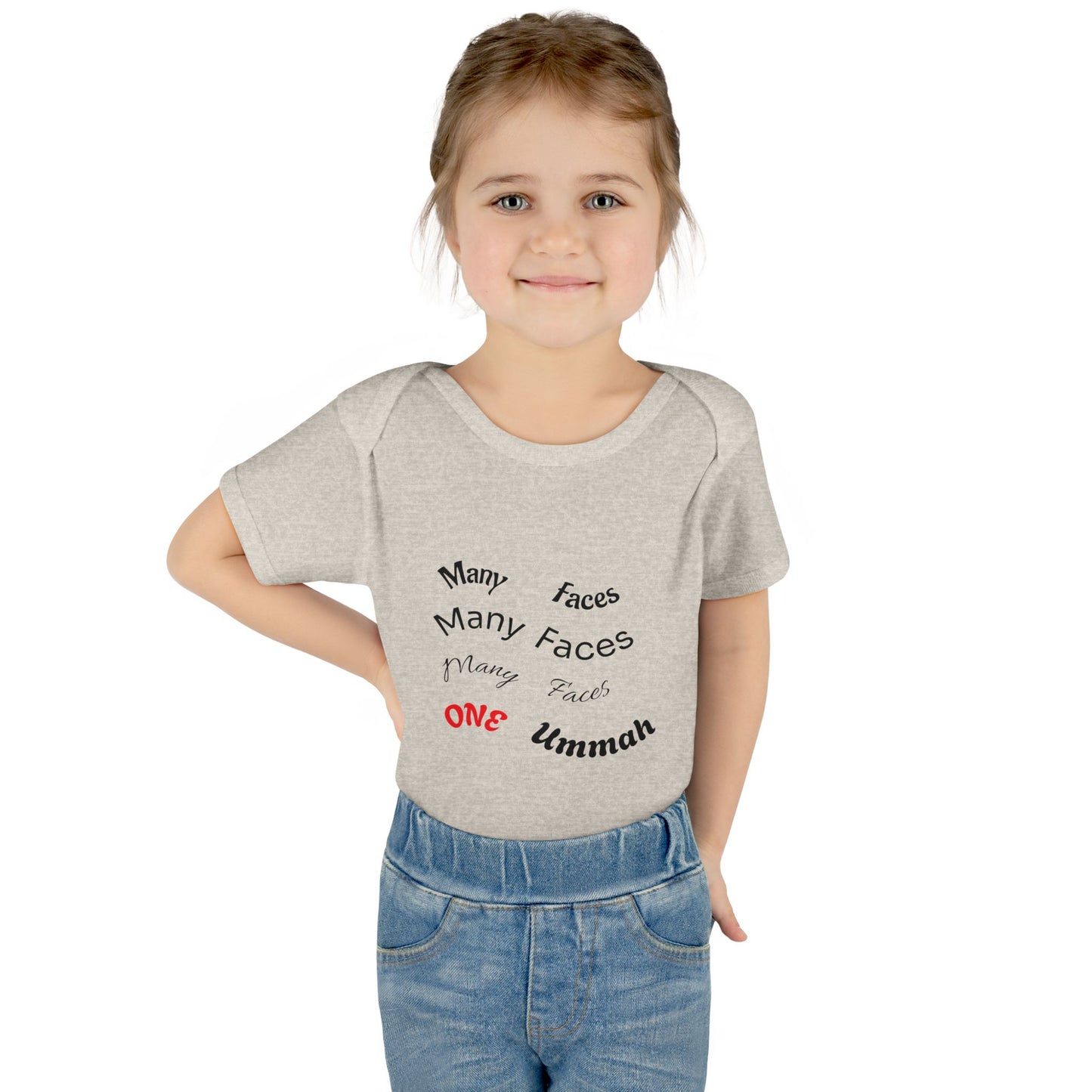 Many Faces One Ummah Infant Baby Rib Bodysuit – Joyful Comfort, United From the Start