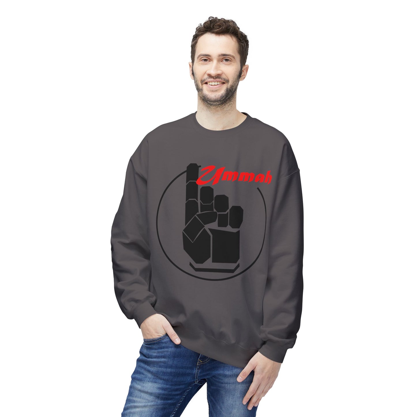 One Ummah Unisex Fleece Sweatshirt – Unity in Comfort
