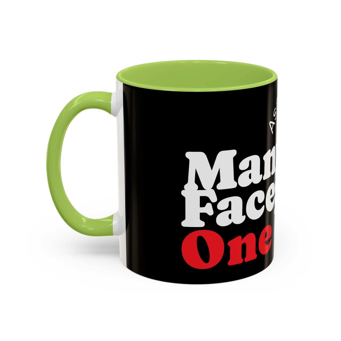 Many Faces, One Ummah Accent Coffee Mug – Sip with Unity