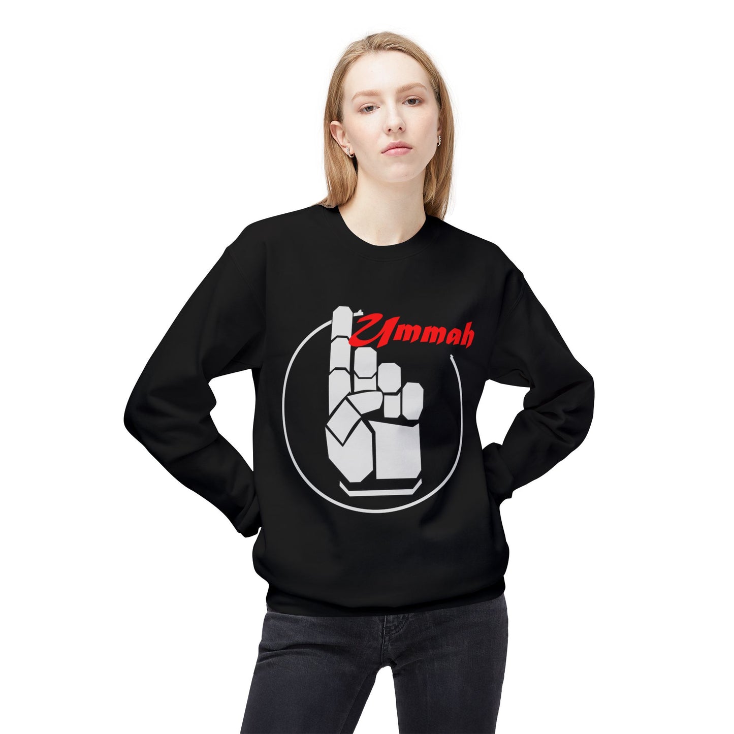 One Ummah Unisex Fleece Sweatshirt – Unity in Comfort