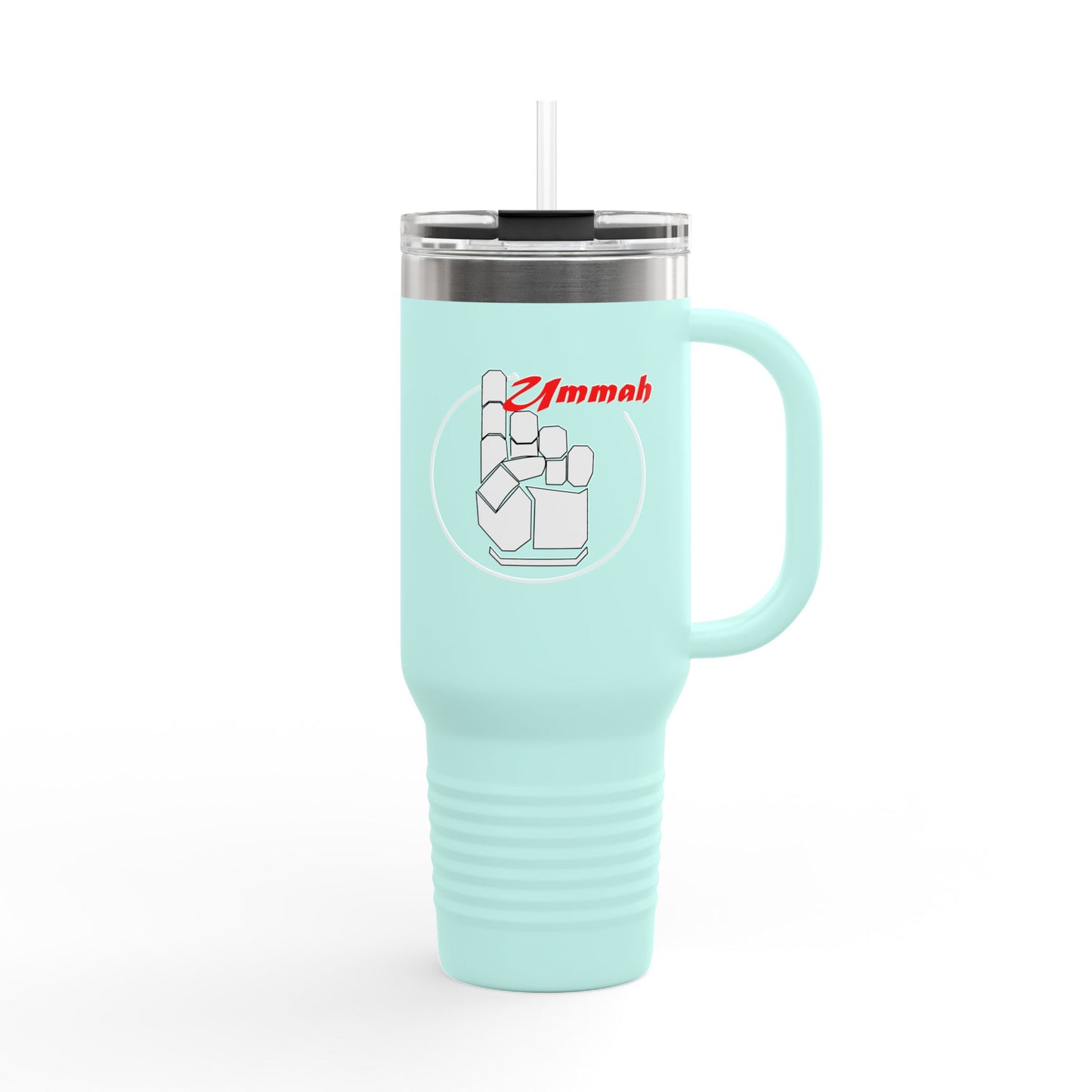 "One Ummah" Logo Insulated Travel Mug, 40oz