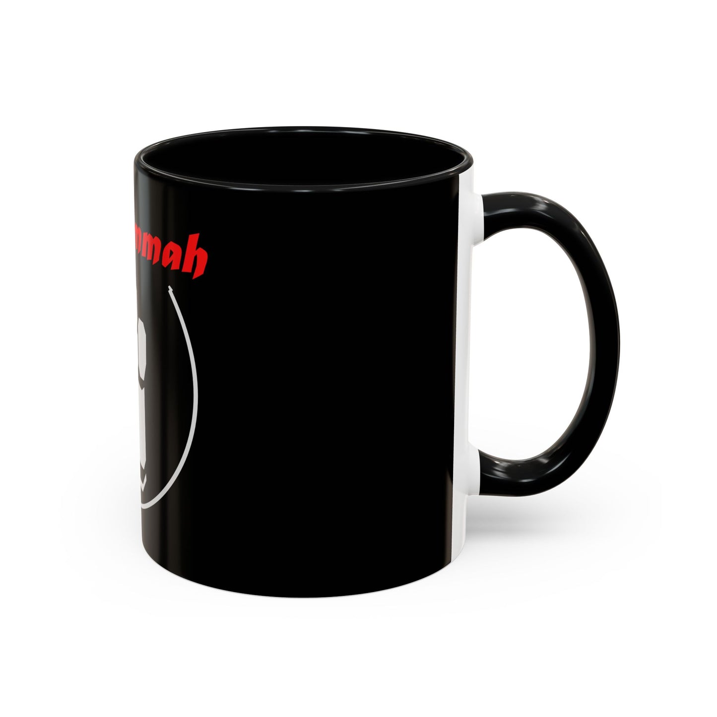 White One Ummah Logo Accent Coffee Mug