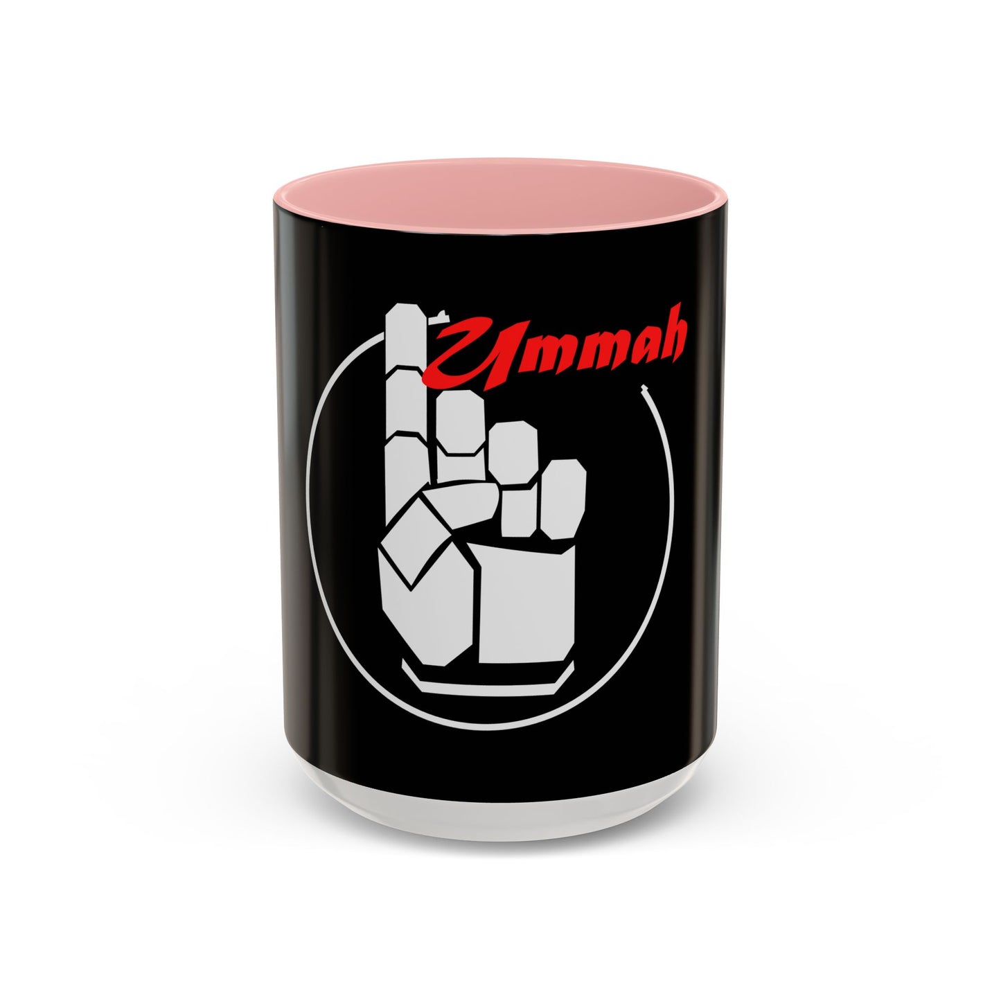 White One Ummah Logo Accent Coffee Mug