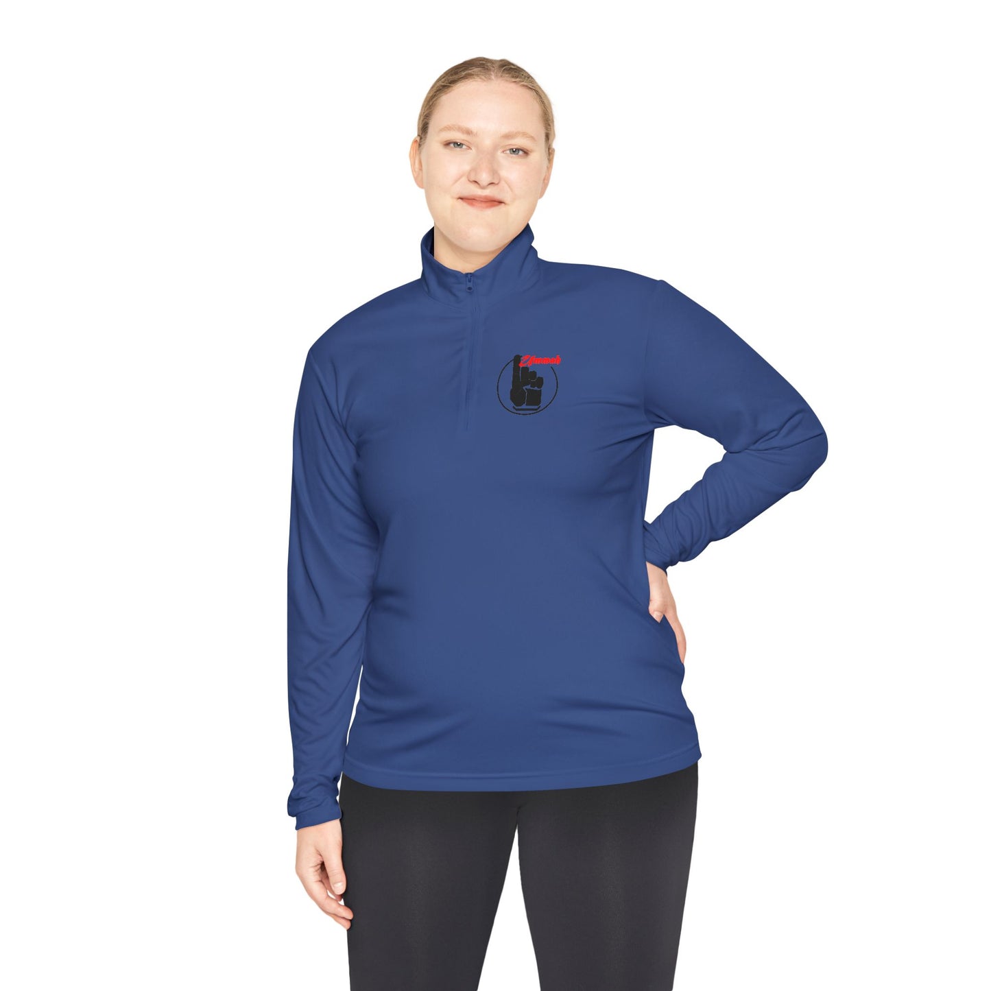 One Ummah Unisex Quarter-Zip Pullover – Performance, Style, and Unity
